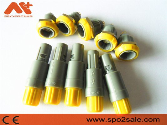 (G51MC7-P08LFD0-0040) 1P çekme itmeli 8 pinli plastik soket, Gri Kabuk, Sarı, çift 60 anahtar