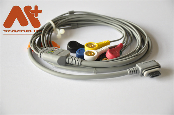 GE Healthcare Telemetri Holter Kablosu EKG 2008594-002 7 Geçmeli Uç