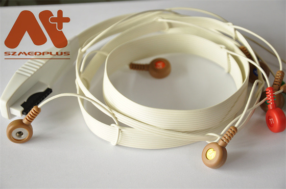 Tıbbi TPU 10 Kurşun Holter Kablosu Harç Ekg Kablosu AHA - 9293-034-50