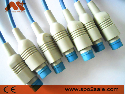 8 Pinli Hasta Monitör Aksesuarları Philips Spo2 Kablosu 12 Pinli