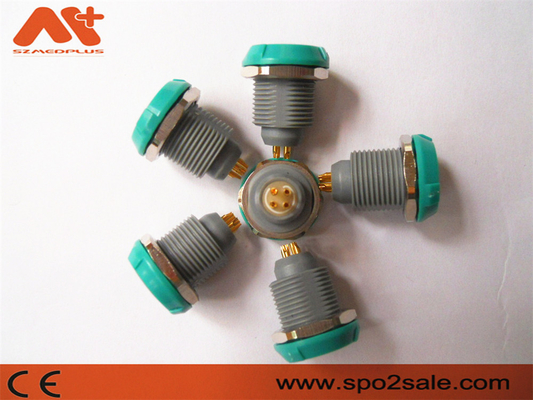 (G51M08-P04LJG0-0080) 1P çekme itme 4 pin tek çentik Plastik soket, plastik, Yeşil