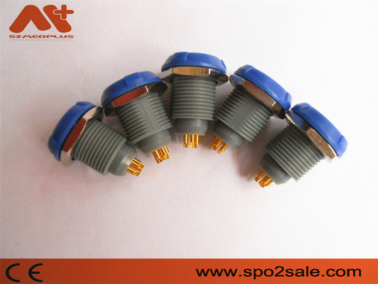 (G51M07-P05LJG0-0060) 1P çekme itme 5 pin tek çentik Plastik soket, plastik, Mavi