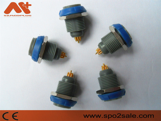 (G51M07-P05LJG0-0060) 1P çekme itme 5 pin tek çentik Plastik soket, plastik, Mavi