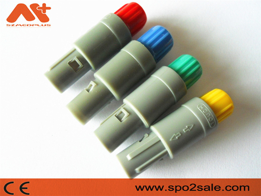 1P Tull Push 6Pin Plastik Plug Gri Kablo Sağlık Cihazı Bağlayıcıları için Gri Kol