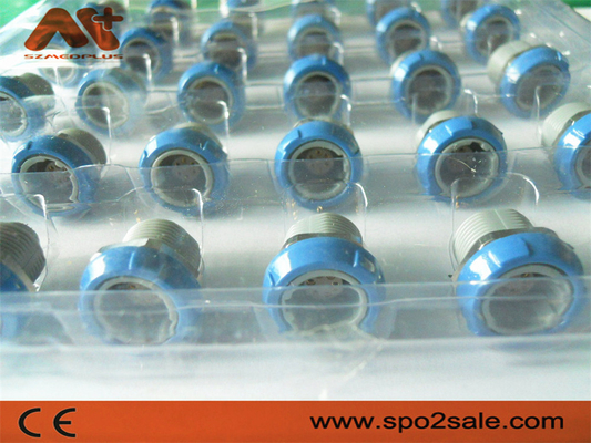 Çift 80 Tıbbi Cihaz Konnektörleri ODM Plastik 7 Pinli Soket G51ME7-P07LFD0-0060