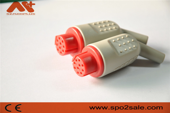 10pin kırmızı renkli Datex IBP adaptör kablosu için uyumlu IBP konektör aksesuarı