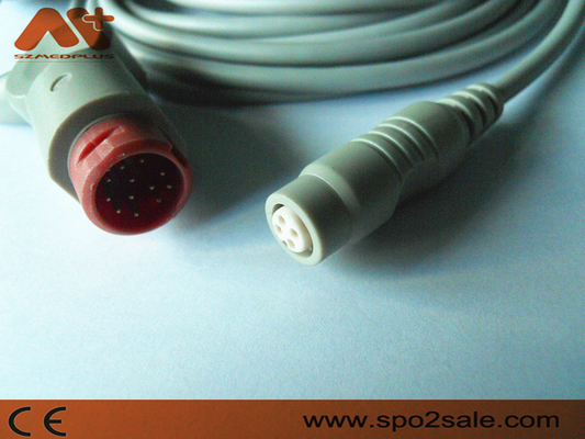 3.5M Philips - B.Braun IBP Kablosu - M1634A Gri HP 12 Pin