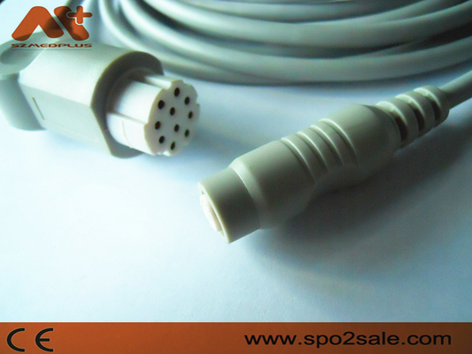 AS/3, AS/5, CC-104, Cardiocap CM-104, Cardiocap I, Cardiocap II, Cardiocap/5.. için Datex Uyumlu IBP Adaptör Kablosu