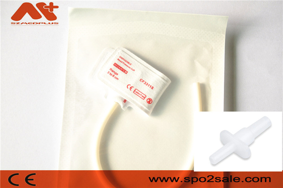 3 - 6 Cm Tek Kullanımlık Philips NIBP Manşeti M1866A İnvaziv Olmayan Bp Manşeti