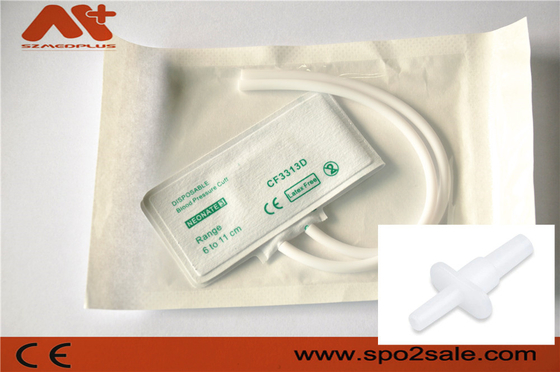 Tek Kullanımlık NIBP Manşeti - 2523 yenidoğan 3 çift tüp 6 - 11 cm