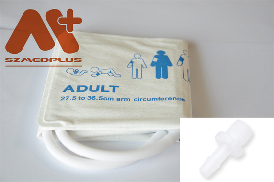 Tek kullanımlık NIBP Cuff 2503 yetişkin çift tüp 27,5 - 36,5 cm