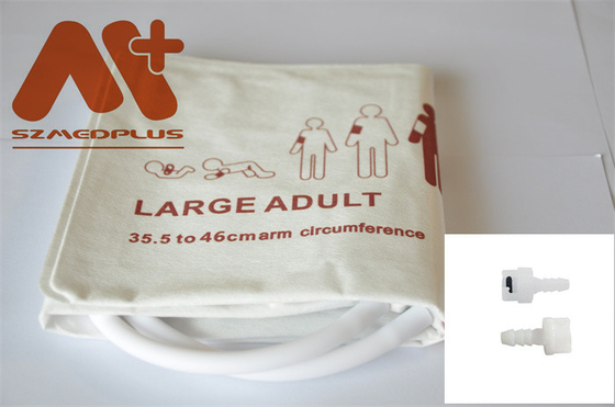 Tek Kullanımlık NIBP Manşeti - 2455 büyük yetişkin çift tüp 35.5 - 46 cm
