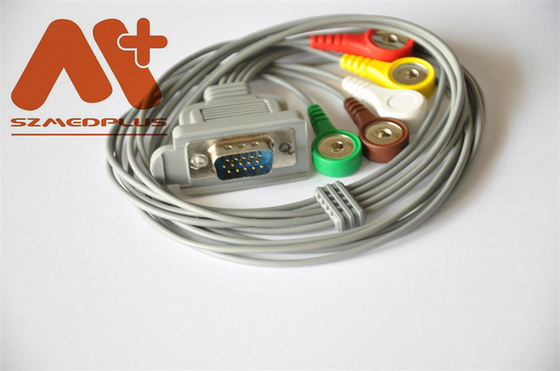 DMS DMS300-3A 5 Kurşun Holter Kablo DMS 2000084 15 Pin