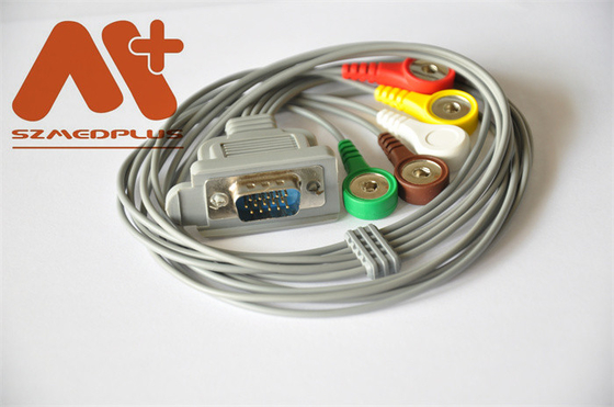 DMS DMS300-3A 5 Kurşun Holter Kablo DMS 2000084 15 Pin