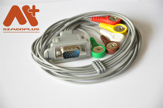 ISO13485 5 Kurşun Holter Kablo DMS Cardioscan Leadwire DMS - 2000084