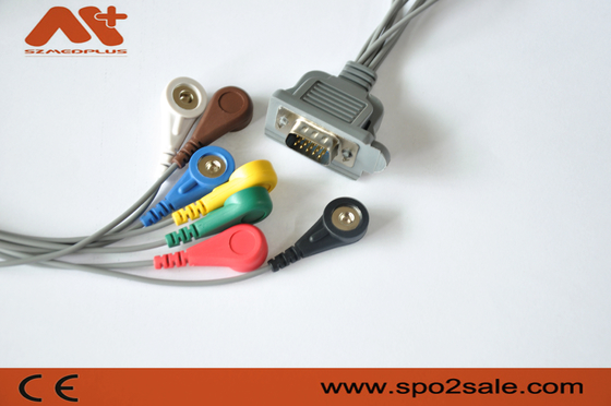 Hasta Monitörü için 7 Kurşun Holter Dms 300 3a AHA DMS-20200213