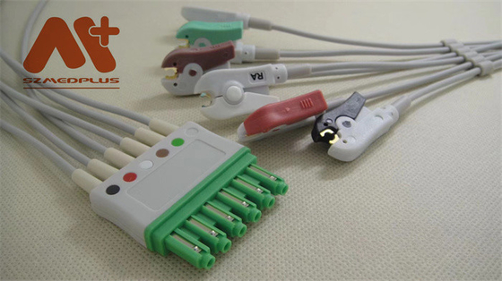Draeger Uyumlu 6 uçlu klips EKG Leadwire - MS16547