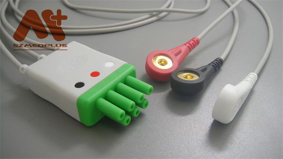 Mindray > Datascope Uyumlu 3 Uçlu Snap EKG Telemetri Leadwire - 115-004867-00