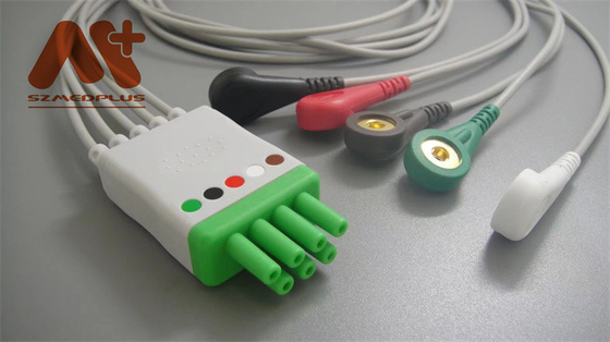Mindray > Datascope Uyumlu 5 Uçlu Snap EKG Telemetri Leadwire - 115-004869-00
