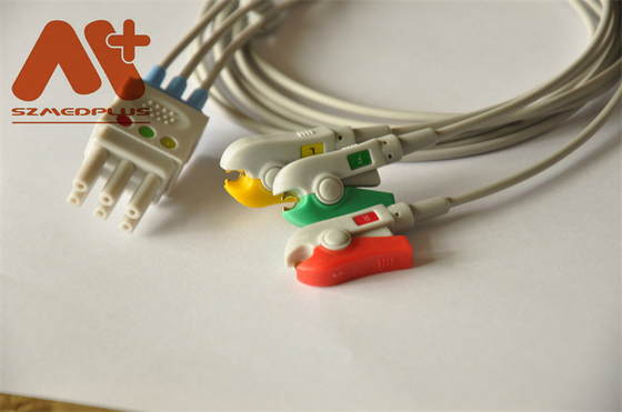 Spacelabs Uyumlu 3 uçlu klips EKG Leadwire - 700-0006-01