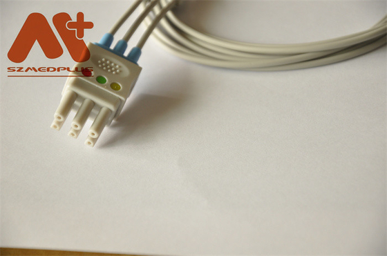 Spacelabs Uyumlu 3 uçlu klips EKG Leadwire - 700-0006-01