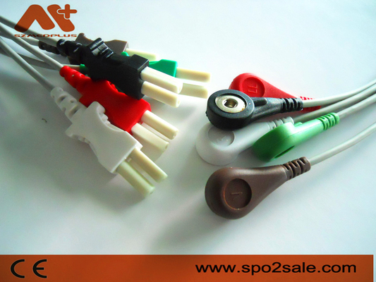 Spacelabs Uyumlu 5 uçlu ek EKG Leadwire - 700-0007-08