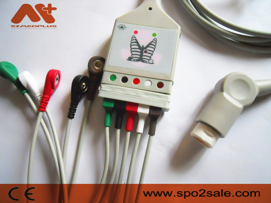 Philips Uyumlu 5 uçlu EKG Gövde Kablosu - M1520A
