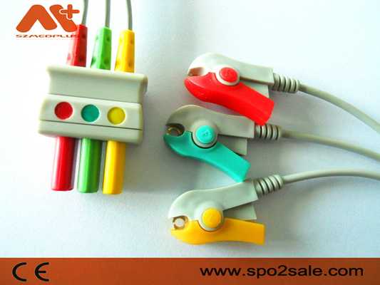 Draeger Uyumlu 3 Uç Klipsi EKG Leadwire - MP03411