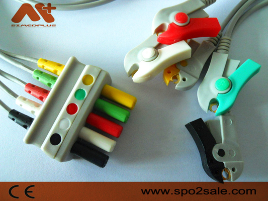 Draeger Uyumlu 5 Uçlu EKG Uç Kablosu - MP03413