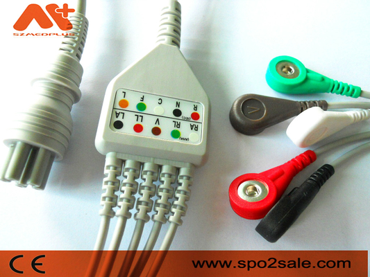 Colin BP-88S BP-S510 M9500 Hasta Monitör Kabloları Ekg 6 Pinli Kablo