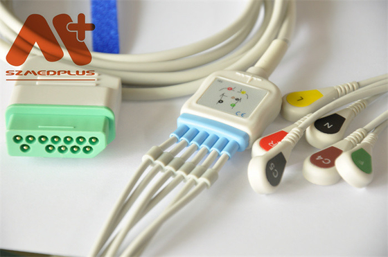 12Pin Nihon Kohden EKG Kablosu 6 Uçlu Geçmeli