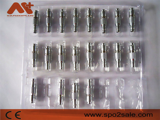 Bakır Altın Kaplama Tıbbi Kablo Bağlantıları Metal 1B 2pin 4pin 5pin 6pin Bağlantısı
