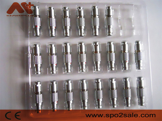 Bakır Altın Kaplama Tıbbi Kablo Bağlantıları Metal 1B 2pin 4pin 5pin 6pin Bağlantısı