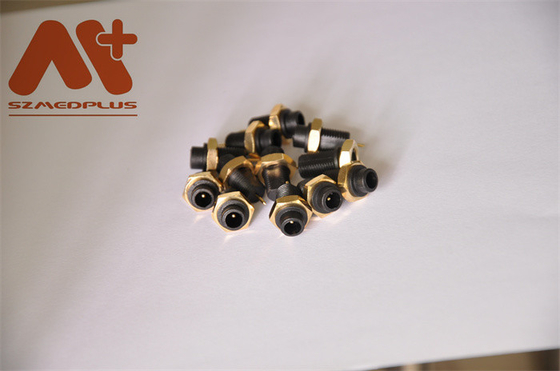 Uyumlu Din 1.5mm Yuvarlak EKG Soketi Spo2 Konnektör Kırmızı Yeşil Siyah