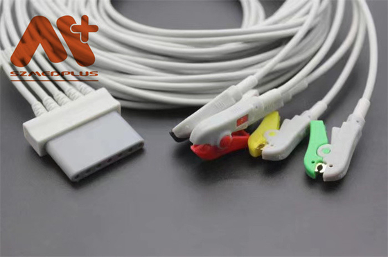 IEC Holter Kablosu Schiller Lux 5 Kurşunlu EKG Kablosu, Kurşun Telli