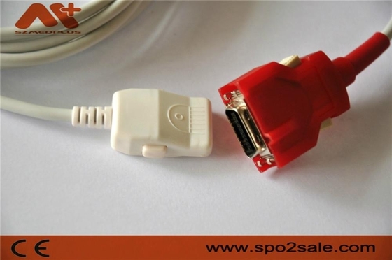 2.4M 20Pin Spo2 Adaptör Kablosu Kırmızı PC-04 (2058) PC-08 (2059) PC-12 (2060)