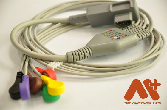 Fiziksel Kontrol Uygun EKG Leadwire 6 Lead - 11111-000022