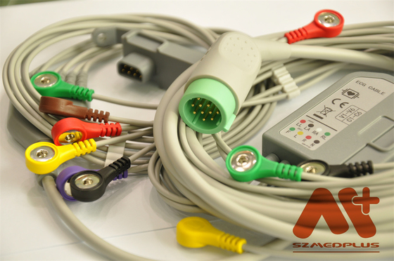 Fiziksel Kontrol Uygun EKG Leadwire 6 Lead - 11111-000022