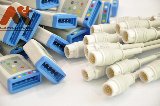 Hasta Monitörü için 5 Kurşunlu EKG Hasta Kablosu 12 Pinli Philips M1668A